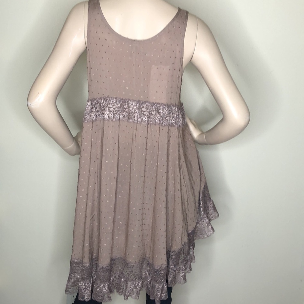 Mocha Detailed Boho tunic top - Picture 12 of 14